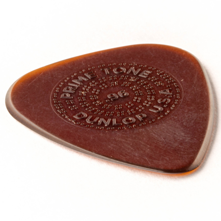 Dunlop Primetone Standard Grip Guitar Picks, .96mm Gauge, Brown, 12-Pack
