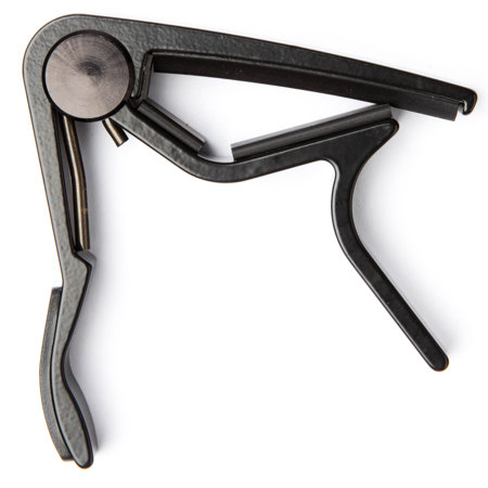 Dunlop Trigger Capo for Acoustic Guitar, Curved, Black