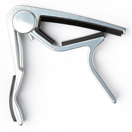 Dunlop Trigger Capo for Acoustic Guitar, Curved, Nickel