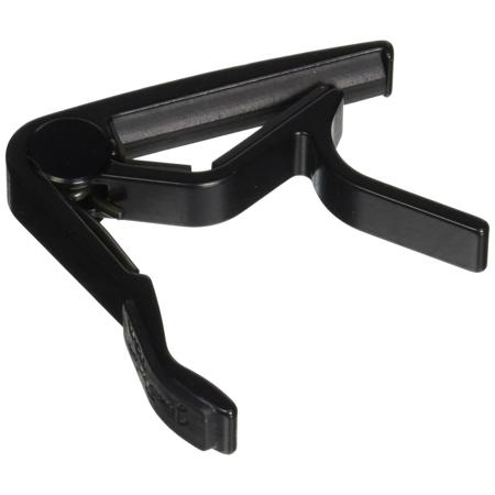 Dunlop 84F Trigger Capo for Acoustic Guitar, Flat, Black