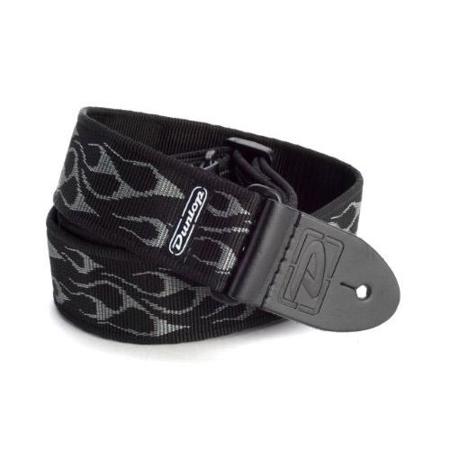 Dunlop D38-11 Classic Guitar Strap, Flambe Gray