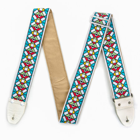 Dunlop Jimi Hendrix TTG Studios Guitar Strap, Multi-Color