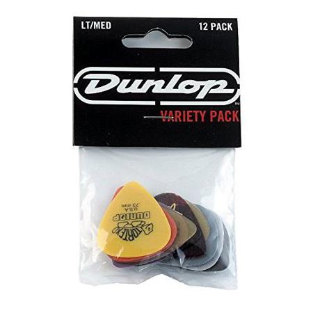 Jim Dunlop Pick Variety Pack, Light/Medium, 12 Picks