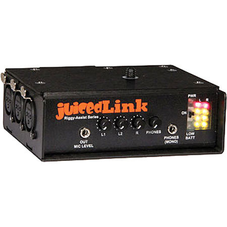 JuicedLink RA333 Riggy Assist 3XLR Low-Noise Preamp