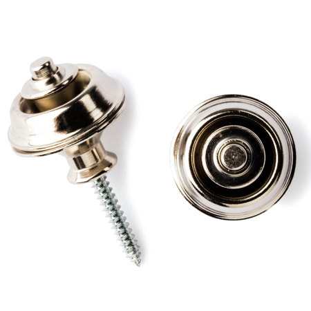 Dunlop Dual Design Strap Lock Retainers, Nickel