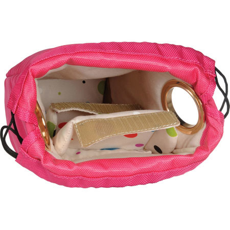 Jill-e Swing Camera Lens Bag, Nylon, Passion Pink