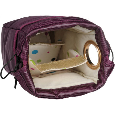Jill-e Swing Camera Lens Bag, Nylon, Potion Purple