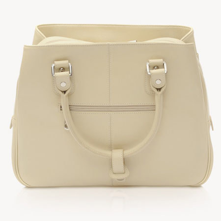Jill-e E-GO Laptop Career Bag, Vanilla