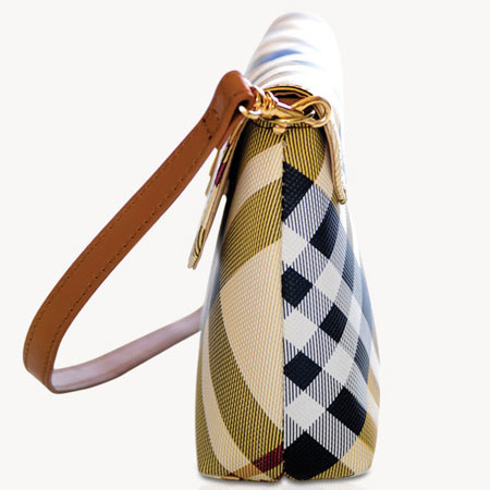Jill-e E-go Wristlet Wallet, Tan Plaid