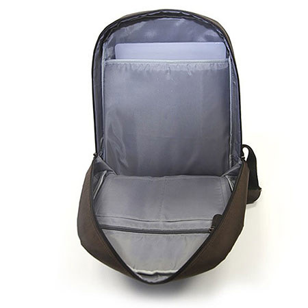 Jill-e Jack 15" Laptop Backpack, Brown Nylon