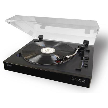 Jensen JTA-470 Professional 3-Speed Stereo Turntable with Speed Adjustment