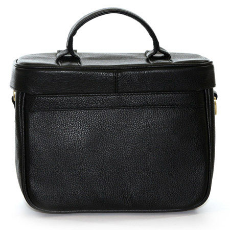 Jill-e Juliette All-Leather Camera Bag, Black