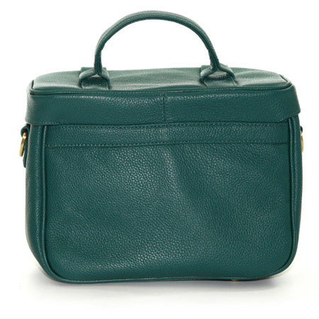 Jill-e Juliette All-Leather Camera Bag, Teal