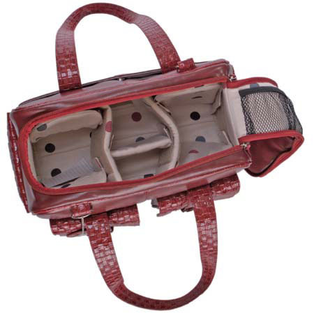 Jill-e 897589 Weatherproof Deep Brick Red Camera Bag