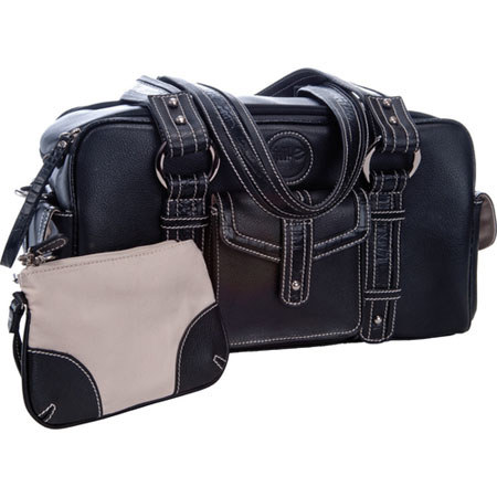 Jill-e Jill.e 243102 Weatherproof Black Leather Camera Bag
