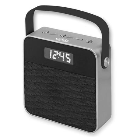 Jensen SMPS-590 Bluetooth Speaker with Digital Radio, Single, Black