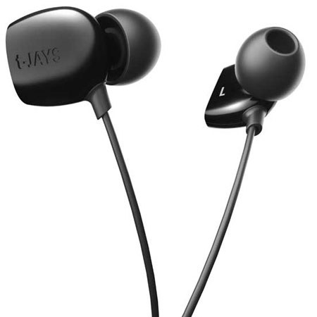 Jays T00076 t-JAYS One In-Ear Earphones, 10mm Speaker
