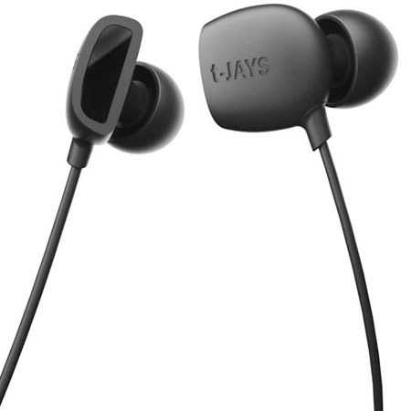 Jays T00078 t-JAYS Three In-Ear Earphones, 10mm Speaker