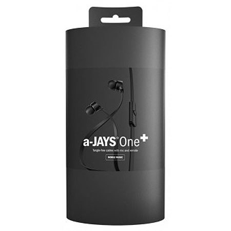 Jays a-JAYS One+ In Ear Noise Isolating Earphones, Black Matte