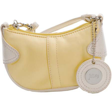 Jill.e Weatherproof Wristlet, Yellow Nylon Camera Pouch