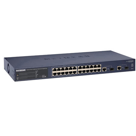 Netgear ProSafe 24-Port 10/100 Smart Switch with 12-Port PoE