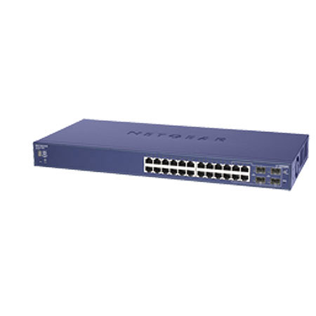 Netgear ProSafe 24-Port Gigabit Stackable Smart Switch, 48 Gbps Bandwidth