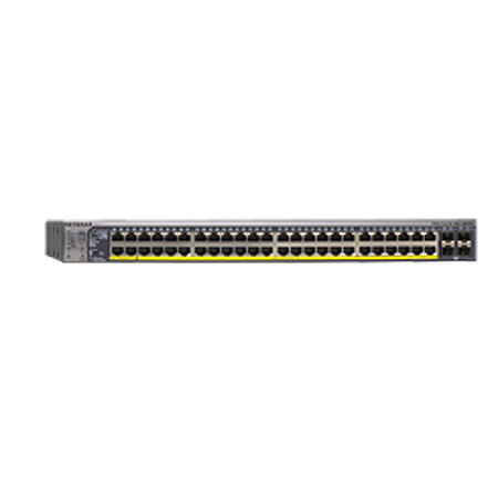 Netgear ProSafe 48-Port Gigabit Stackable PoE Smart Switch, 96 Gbps Bandwidth