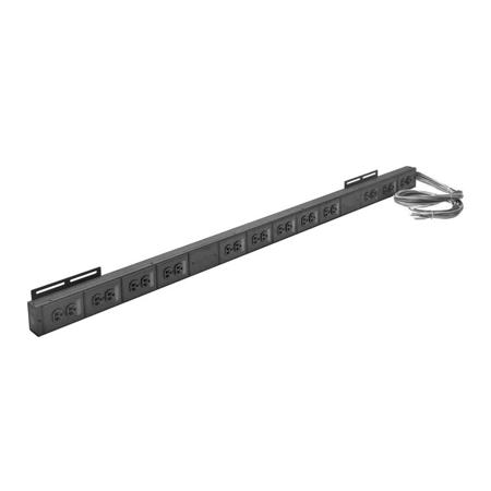 Juice Goose PD3 65" 14-Duplex Custom Vertical Multi Circuit AC Power Strip Distribution