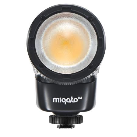 Jinbei Miqato H1 2-in-1 TTL On-Camera Round Head Speedlite Flash for Sony, Gray