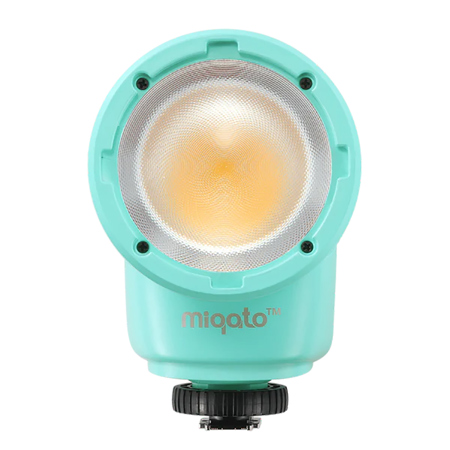 Jinbei Miqato H1 2-in-1 TTL On-Camera Round Head LED Speedlite Flash Blue