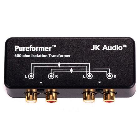 JK Audio Pureformer Stereo Isolation Transformer, 20Hz to 20kHz Frequency Response, 600ohms Impedance