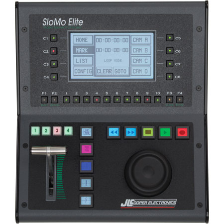 JLCooper SloMo Elite Video Server Controller,Electro-Magnetic Jog, LCD Keyswitch