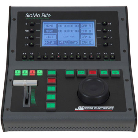 JLCooper SloMo Elite Video Server Controller, Optical Jog Only, LCD Keyswitch