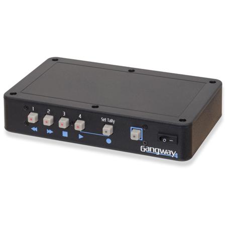 JLCooper GangWay4 4-Port Gang Roll Switcher/GPI Trigger Box for RS-422 Recorders