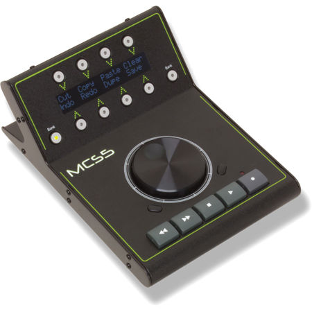 JLCooper MCS5 USB Media Control Station with Relegendable LCD Button Labels for Mac