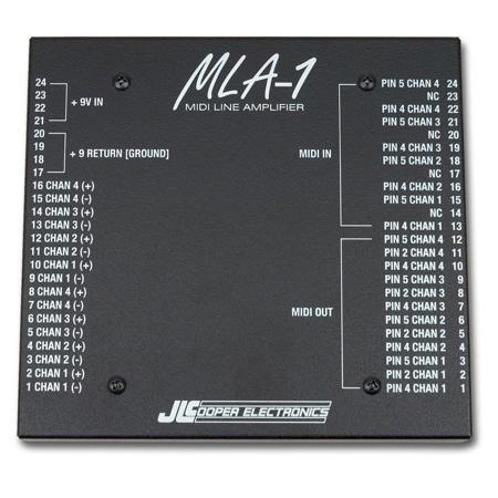 JLCooper MLA-1 4 In/Out MIDI Panel Mount Line Amplifier