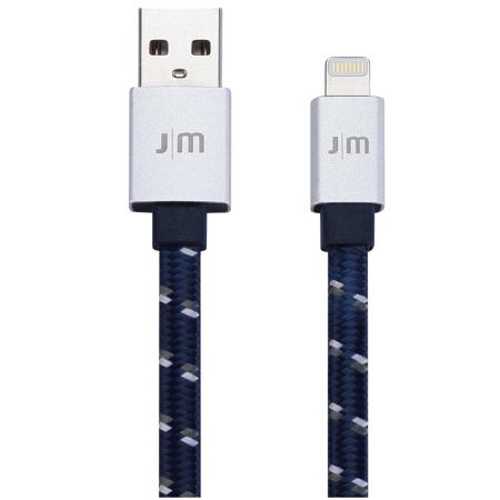 Just Mobile AluCable Flat Braided 4' Stylish Hygienic Cable