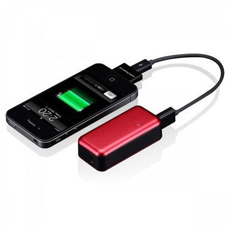 Just Mobile Gum Backup Battery, Red