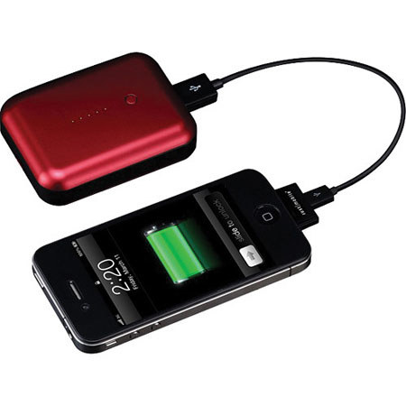 Just Mobile Gum Plus 5.200 mAh Li-Ion Battery, Red