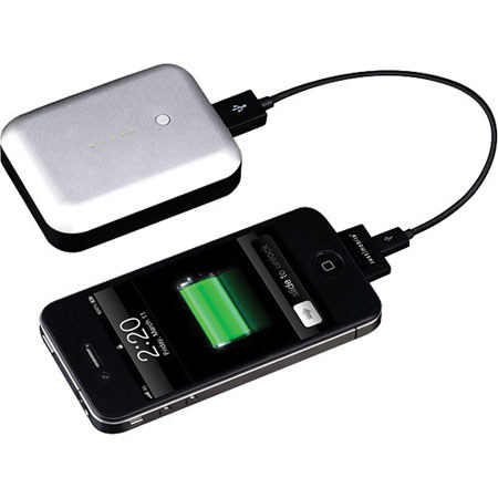 Just Mobile Gum Plus 5.200 mAh Li-Ion Battery, Silver