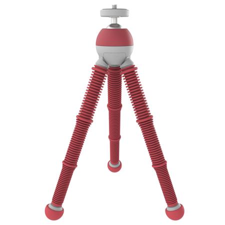 JOBY PodZilla Flexible Medium Tripod Kit with GripTight 360 Degree Phone Mount, Red