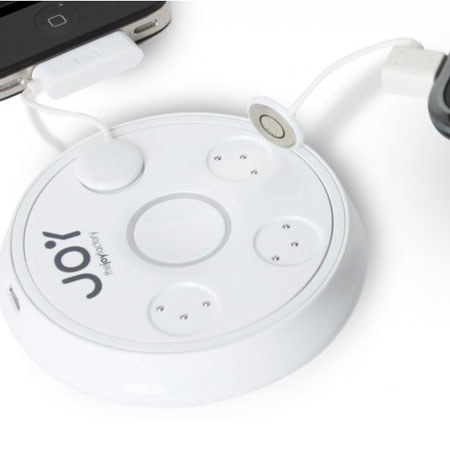 The Joy Factory Zip Mini Touch-n-go Multi-charging Station, White