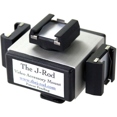 J-Rod The J-CUBE Accessory Shoe Adapter and Mic Mount for DSLR Camera