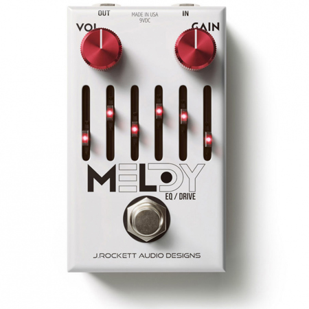 J Rockett Melody Overdrive Mark Lettieri Pedal with 6 Band Graphic EQ