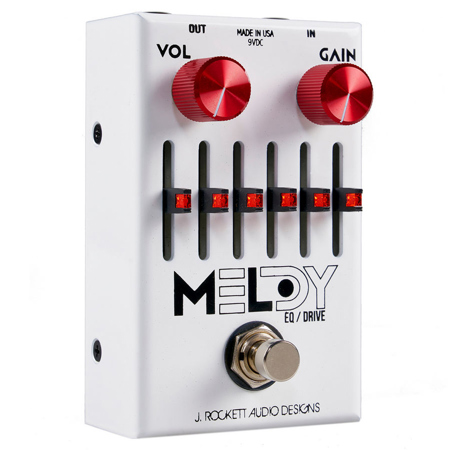 J Rockett Melody Overdrive Mark Lettieri Pedal with 6 Band Graphic EQ