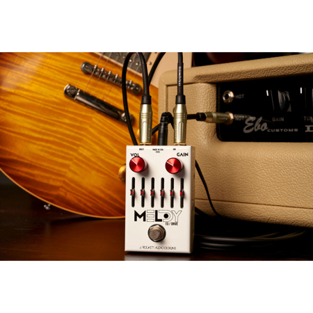J Rockett Melody Overdrive Mark Lettieri Pedal with 6 Band Graphic