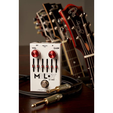 J Rockett Melody Overdrive Mark Lettieri Pedal with 6 Band Graphic