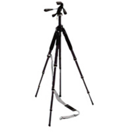 JTL Black 4-Section Tripod / Monopod with Quick Release 3-Way Pan Head & Case, Max. Height 72", Max. Load 21 lbs.