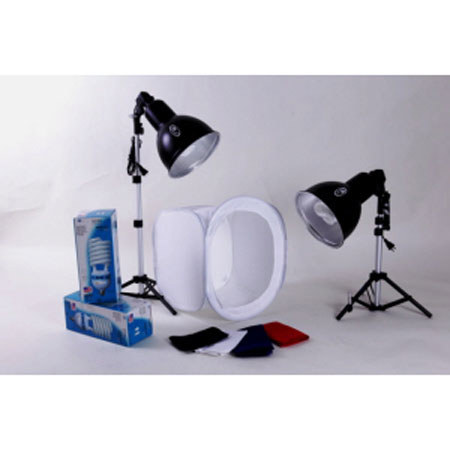 JTL 92170 Two Light Fluorescent Tent Kit, Two Reflectors