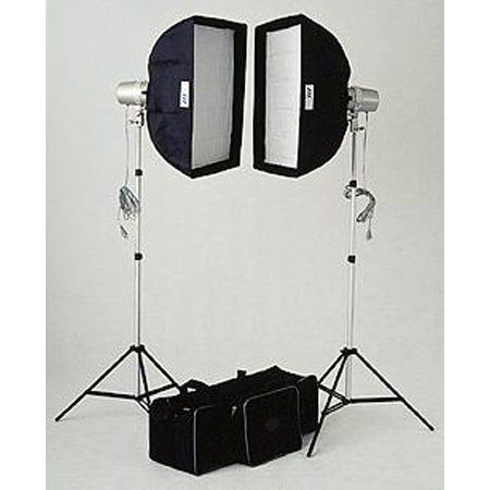 JTL DL-320 Soft Box Kit,Two Versalite J-160 Monolights